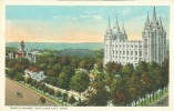 USA – United States – Temple Square, Salt Lake City, Utah 1910s-1920s Unused Postcard [P4311] - Salt Lake City