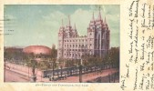 USA – United States – Temple And Tabernacle, Salt Lake City, Utah 1906 Used Postcard [P4316] - Salt Lake City