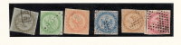 Timbres N° 1 A 6  Colonies Generale   Obliteré 1859-65 - Eagle And Crown