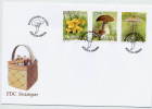 ALAND ISLANDS 2003 Edible Fungi FDC  Michel 214-16 - Aland