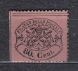 1198 - STATO PONTIFICIO 1868, 80 Cent Senza Gomma - Etats Pontificaux
