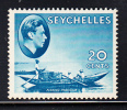 Seychelles MH Scott #135/SG #140 20c Fishing Pirogue - George VI - Seychelles (...-1976)