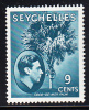 Seychelles MNH Scott #131/SG #138a 9c Coco-de-mer Palm - George VI - Seychelles (...-1976)