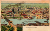 LUDWIGSHAFEN A/ RHEIN - CARTE POSTALE LITHOGRAPHIÉE - ANNÉE: ENV. 1900 (i-286) - Ludwigshafen