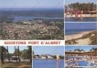 SOUSTONS PORT D'ALBRET Landes 40 : Vue Aérienne Village Vacances Centre Nautique Camping L'Airial - Soustons