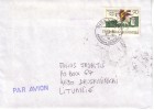 Cover  Brief  Lettre Liechtenstein 1993 Cover Sent To Lithuania #9212 - Brieven En Documenten