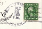 DPO McMcormick WA Washington, Lewis County Closed Post Office Rf-3, 4-bar Postmark Cancel On Postcard - Marcofilie