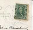 DPO Wishkah WA Washington,  Grays Harbor County Closed Post Office Rf-4, Doane Postmark Cancel On Postcard - Poststempel