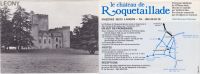 Carte De LANGON (33) Publicité Pour Le CHATEAU De ROQUETAILLADE - Langon