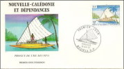 (c) Enveloppe 1er Jour Pirogues (bateau) - FDC