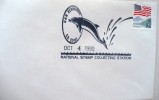 ETATS UNIS Dauphins, Dauphin, Mammifères Marins. OBLITERATION Temporaire, 4 Octobre 1990  (San Bernardino. CA) - Dolphins