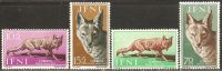 Ifni 1957 Mi# 167-170 * MH / ** MNH - Stamp Day / Jackal - Ifni