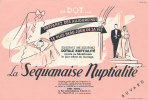 BU 704/BUVARD  LA SEQUANAISE  NUPTIALITE - Banque & Assurance