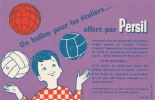 BU 707/BUVARD  PERSIL  LESSIVE -UN BALLON  POUR LES ECOLIERS - Produits Ménagers