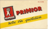 Buvard  PRIMIOR - Notre Vin Quotidien - Schnaps & Bier