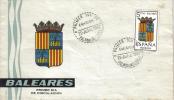 SPD 1962 ESCUDO BALEARES MAT PALMA DE MALLORCA - Buste