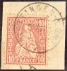 Heimat AG Wettingen Dorf 1876-11-24 Briefstück Mit Zu#38 Sitzende Helvetia - Oblitérés