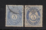 NORVEGE N° 24 & 24 A Obl. - Used Stamps