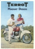 Publicité Moto Terrot Magnat Debon (Dijon 21) - Homme, Femme, Vacances, France / Motorcycle, Advertising - Moto