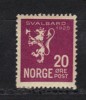 NORVEGE N° 110 * - Ungebraucht