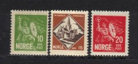 NORVEGE N° 147 à 149 * - Unused Stamps