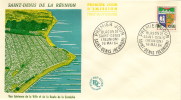 (c) Enveloppe 1er Jour Blason De St Denis - Cartas & Documentos