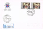 Carta Certificada REYKJAVIK (Islandia) 1974. Correo A Caballo. Hestpostur - FDC