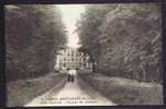 CPA  ANCIENNE- FRANCE- LIMEIL-BREVANNES (94)- ALLÉE CENTRALE ET FACADE DU CHATEAU- ANIMATION- VIEILLE AUTO - Limeil Brevannes