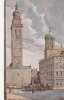 B26571 Richard Wagner Illustration Augsburg Perlachturm Und Rathaus - Wagner, Richard