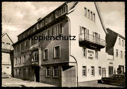 ALTE POSTKARTE ATTENDORN HOTEL ZUR POST INHABER CASPAR KERSTING VW Käfer Ansichtskarte AK Postcard Cpa - Attendorn