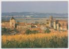 AUVILLAR - VUE DU VILLAGE DOMINANT LA VALLEE DE LA GARONNE - Auvillar