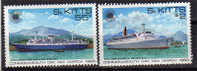 Bateaux De Croisieres Queen Elisabeth II & Stella Oceanis.  ILE ST KITTS (Antilles) 2 T-p Neufs ** - St.Kitts And Nevis ( 1983-...)