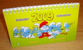 Calendrier 2009 Kalender Schtroumpf Smurf Biscuits Delacre - Agendas & Calendriers