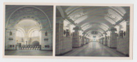 Oktiabrskaya Station 1950 . The Moscow Metro . Russia . USSR - Métro