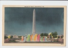 OBELISK BY NIGHT , INDIANAPOLIS , IND . Old PC . USA - Indianapolis