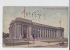 US POST OFFICE , INDIANAPOLIS, IND . Old PC . USA - Indianapolis