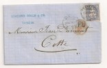 Lettre - SUISSE - GENEVE - Càd/Helvetia Assise à 30 Bleu - + "PD" - 1870 - Lettres & Documents