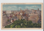 SKYLINE FROM RITTENHOUSE SQUARE , PHILADELPHIA . Old PC . USA - Philadelphia