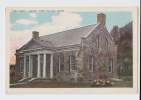 YORK PUBLIC LIBRARY , YORK VILLAGE , MAINE . Old PC . USA - Andere & Zonder Classificatie