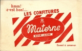 Buvard "¨MATERNE" Hmm ! C´est Bon ! .... Les Confitures Materne - Alimentare