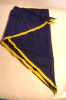 SCOUTS DE FRANCE / FOULARD BLEU LISERE JAUNE    TRIANGLE 120X75CM - Scouting