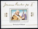 POLAND 1983 Papal Visit Block  MNH / **.  Michel Block 91 - Unused Stamps