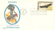 (d) Enveloppe 1er Jour Wildlife Conservation California Condor - 1971-1980