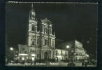 S2914 CARTOLINA ILLUSTRATA SICILIA CALTANISSETTA NOTTURNO CHIESA S. SEBASTIANO  FG. V. - Caltanissetta