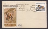 CAMEL POST OFFICE IN DESERT OF RAJASTHAN 1980 Stamp Exhibition Cover # 24801 India Inde Indien - Storia Postale