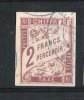 1884 TAXE BUREAU DE SAIGON COCHINCHINE OBLITERATION BLEU ? EMISSIONS GENERALES TIMBRE TAXE No 16 (o)  TYPE DUVAL - Strafportzegels
