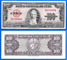 Cuba 100 Pesos 1954 Aguilera Caraibe Caribe Kuba Pesos Paypal Moneybookers OK! - Kuba