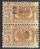 1927 - 3 L. - Aquila, Cifra E Fasci - Sezione Bollettino - Usato - Colis-postaux