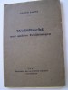 WELTFLUCHT Und Andere Erzählungen-1928 EDITIONS DE LA PETITE FRANCE Xavier ZASPEL - Cristianesimo