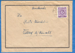 Deutschland; Alliierte Besetzung MiNr. 916; Brief Drucksache Kierspe 11.04.1947 - Storia Postale